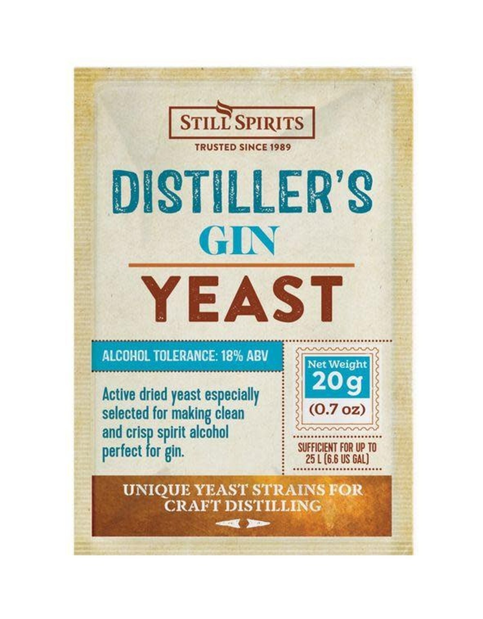 Still Spirits Still Spirits Distillers Yeast Gin 20g