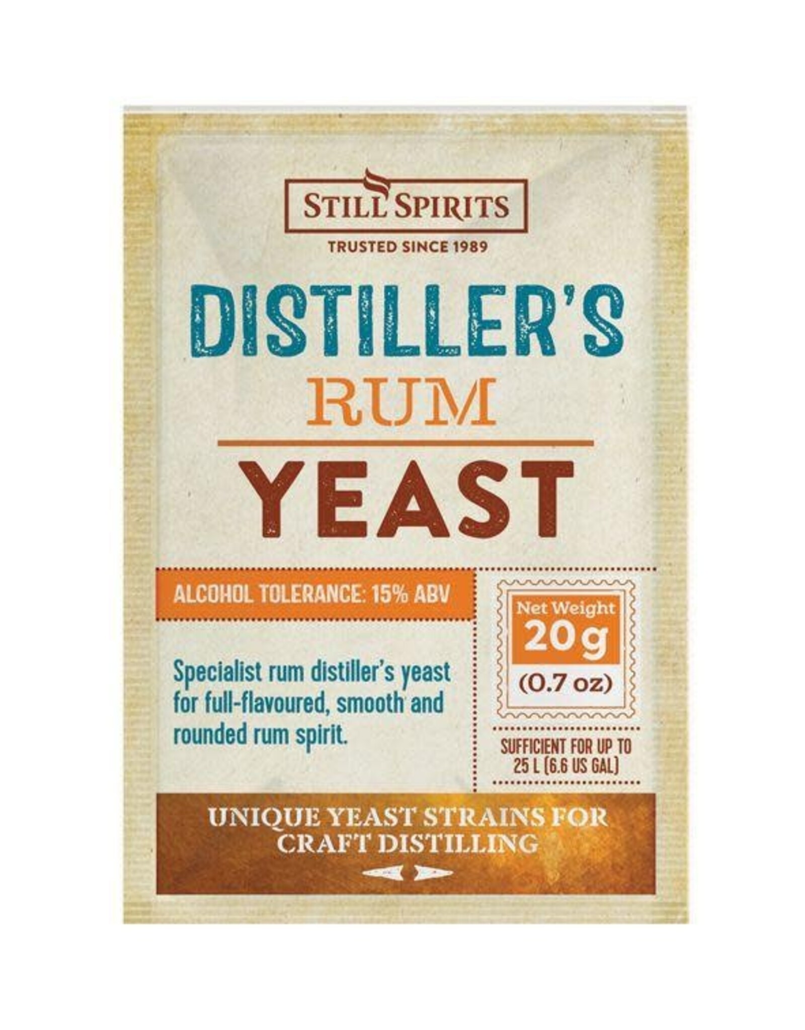 Still Spirits Still Spirits Distillers Yeast Rum 20g