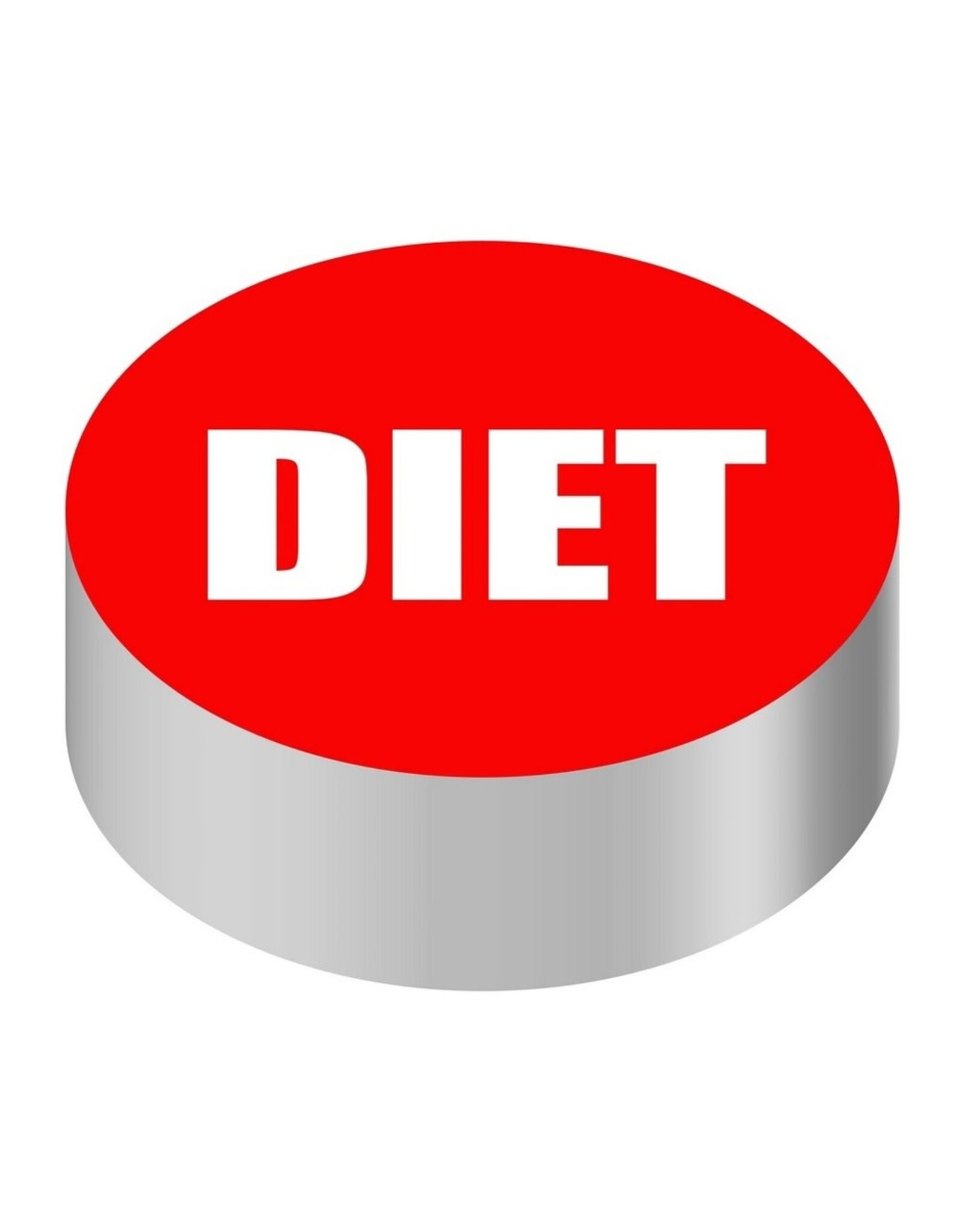 ID CAP-ROUND, RED/WHITE (DIET)