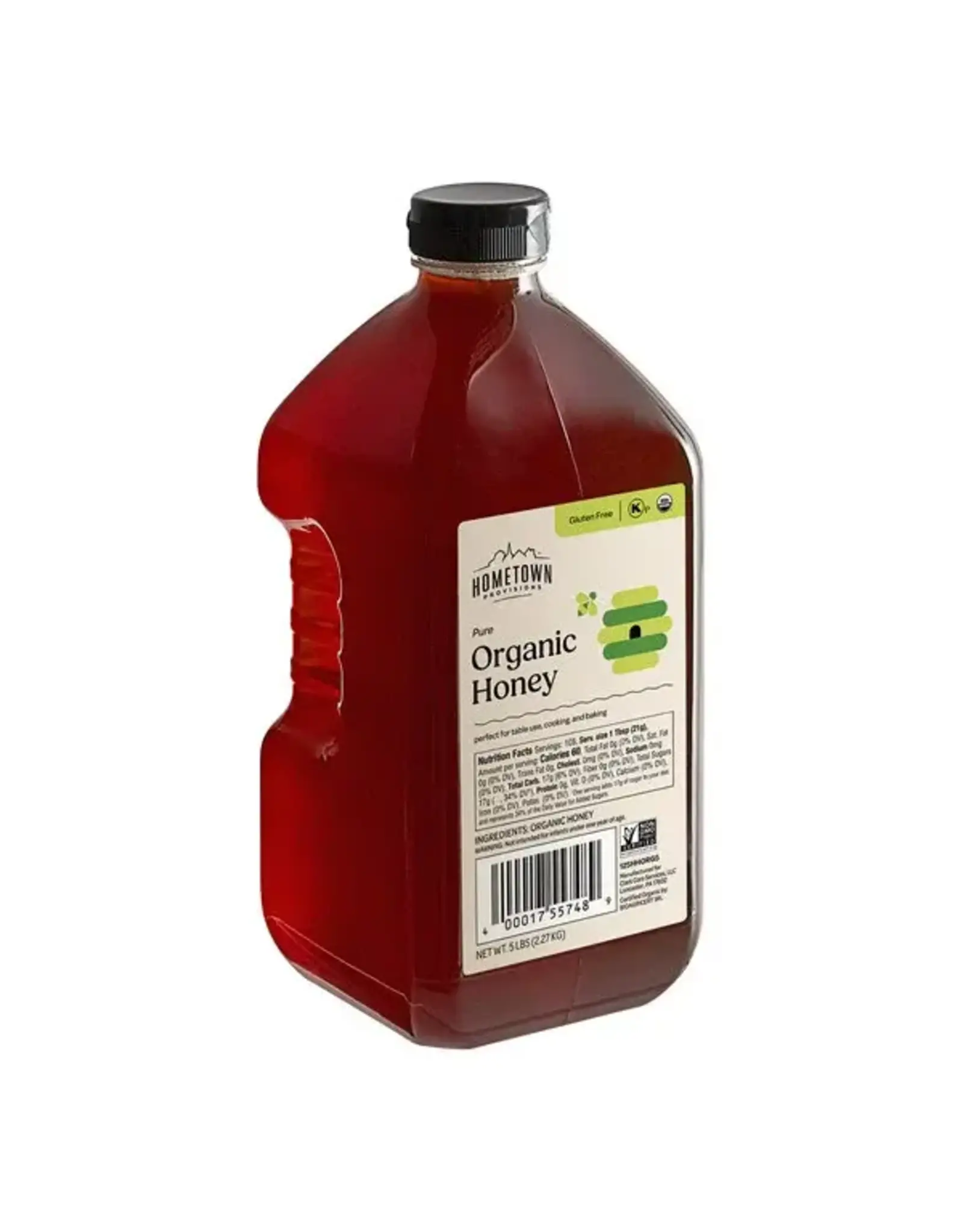 Hometown Provisions Hometown Provisions Pure Organic Wildflower Honey 5 Lbs.