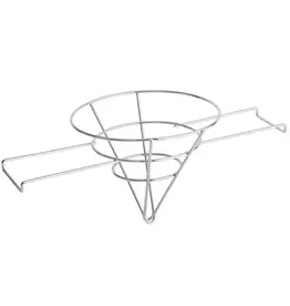 10" Chrome-Plated Steel Fryer Oil Cone Filter Holder