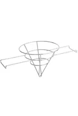10" Chrome-Plated Steel Fryer Oil Cone Filter Holder