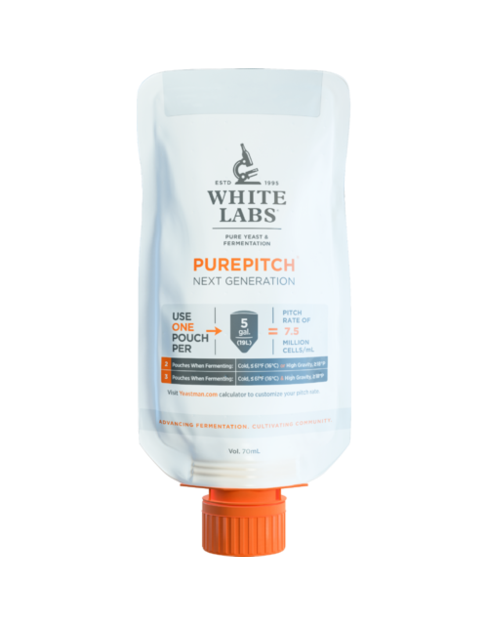 White labs WLP 410 PurePItch® Next Generation Belgian Wit II Ale Yeast