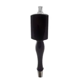 Hankscraft AJS Tap Handle, Wood, MS on LBT Spindle, Black Finish