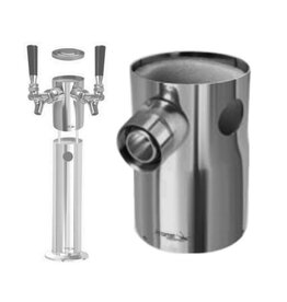 Krome COLUMN EXP KIT, 3"-DIA. 2-HOLE 1-SHANK (CHROME) KD