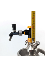 NukaTap NukaTap® Mini Beer Faucet Assembly Kit | Flow Control Ball Lock Quick Disconnect (QD) | Duotight Adapter | Self Closing Spring