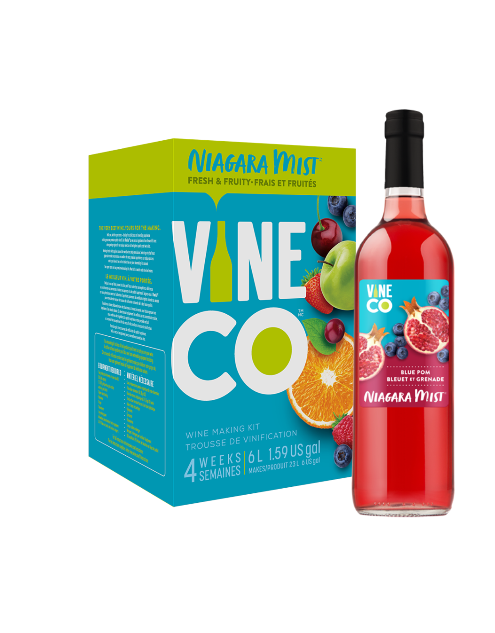 VineCo VineCo Niagara Mist™ Blue Pom Wine Kit