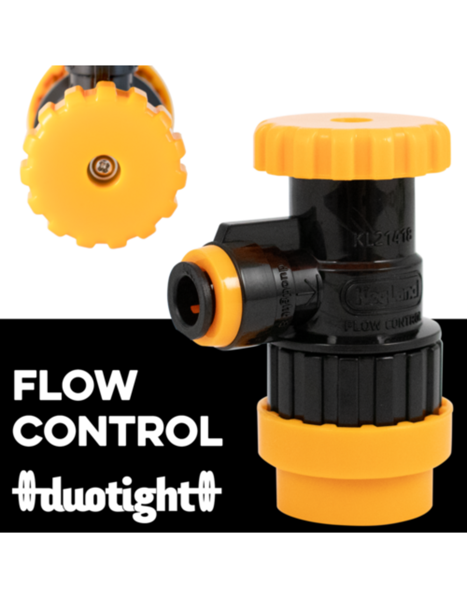 Duotight Duotight Flow Control Ball Lock Quick Disconnect (QD) | Beverage Out | Adjustable Flow Rate | 8 mm Duotight