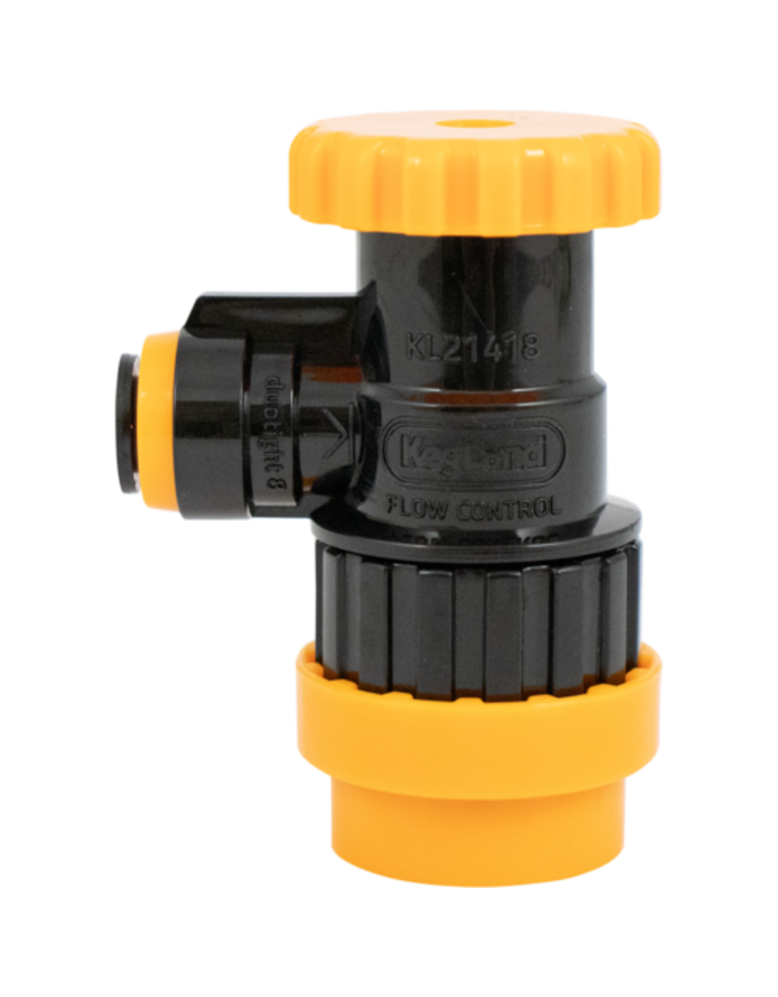 Duotight Duotight Flow Control Ball Lock Quick Disconnect (QD) | Beverage Out | Adjustable Flow Rate | 8 mm Duotight