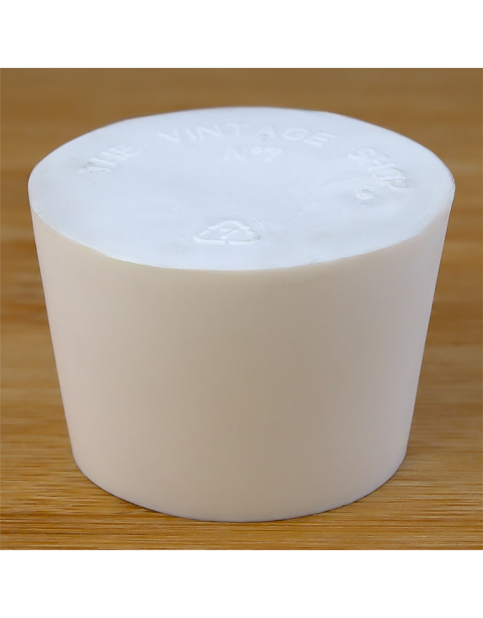 Solid rubber stopper