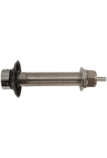 Beer Faucet Shank | 5" | Stainless Steel | 3/16" Nipple | Includes Plastic Collar