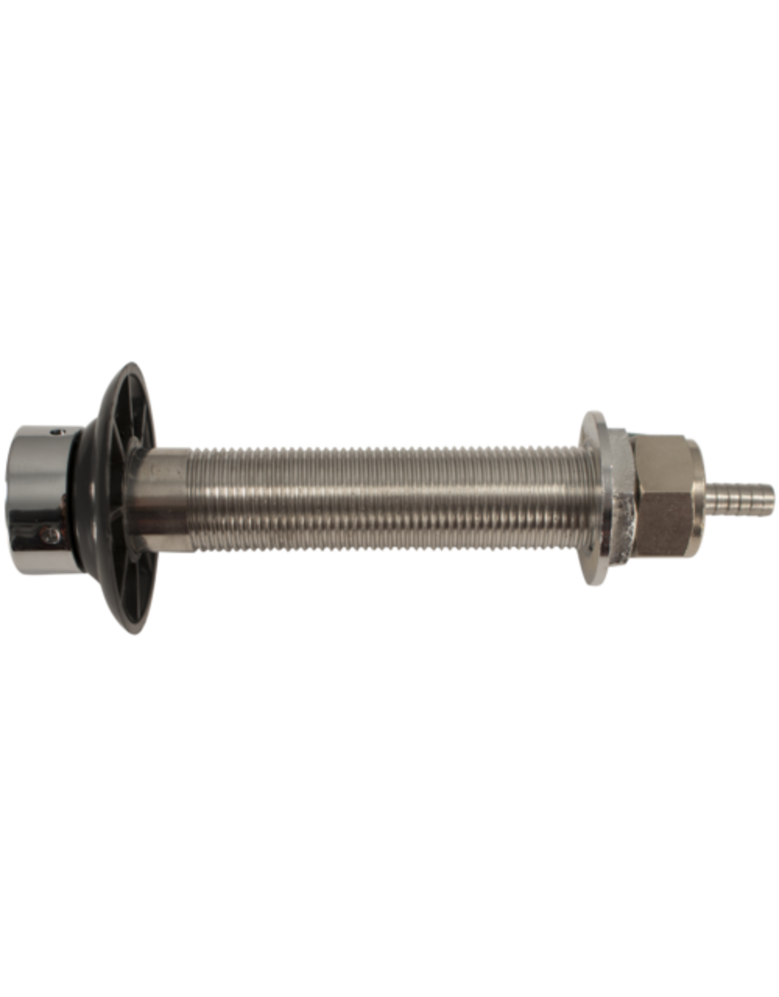 Beer Faucet Shank | 5" | Stainless Steel | 3/16" Nipple | Includes Plastic Collar