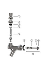 Krome Standard Faucet (S/S - S/S Lever) (C203)