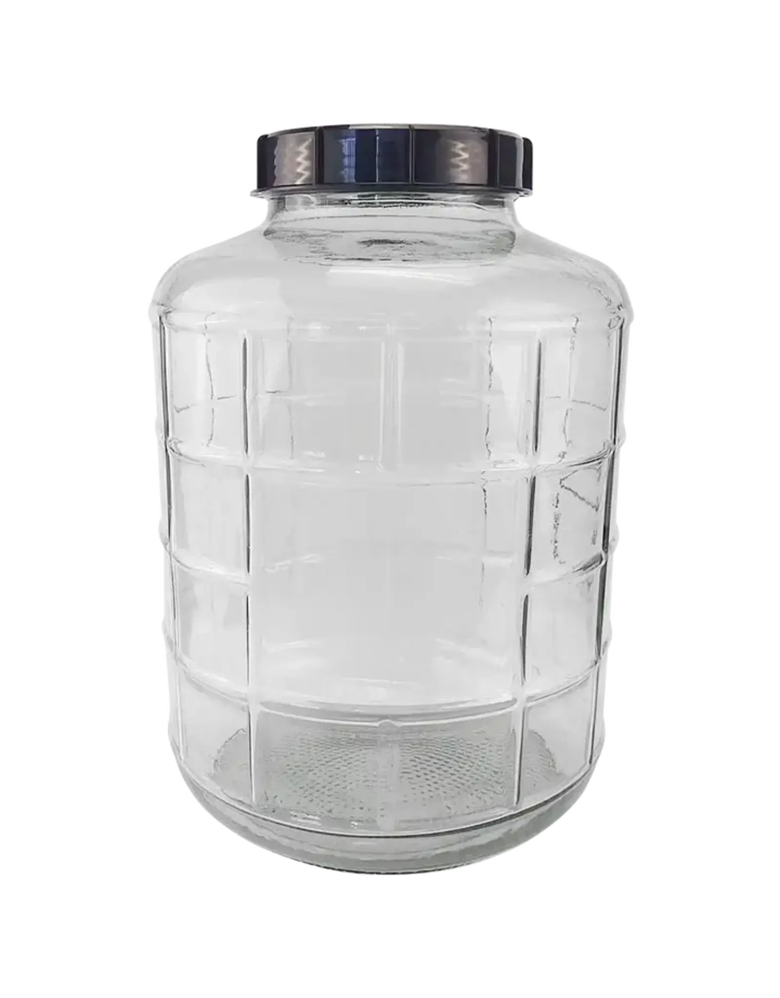 Farro Glass 6 Gal. Glass Carboy | Wide Mouth | Carrying Harness