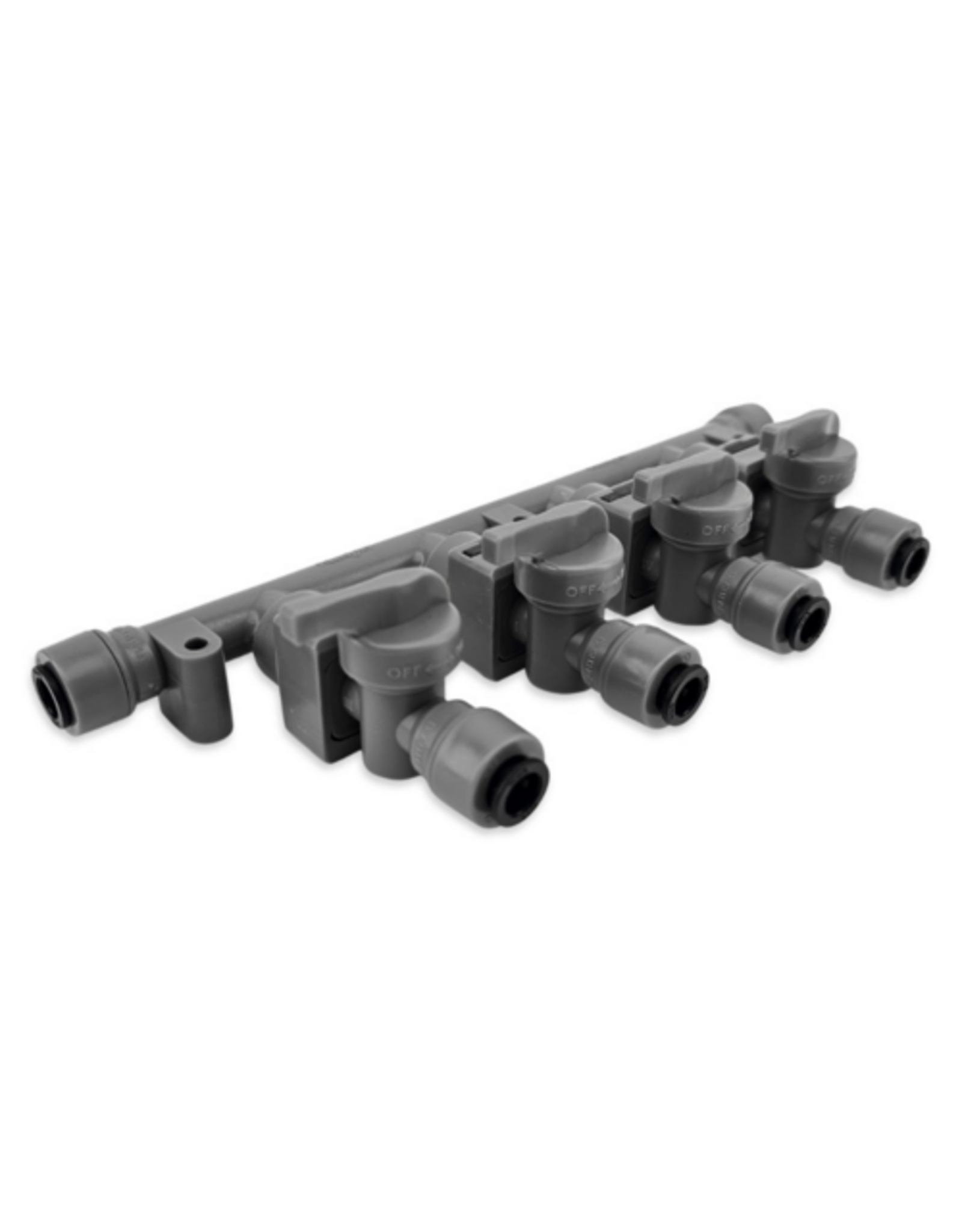 Duotight Duotight Gas Manifold| 4-Way| Push-In Check Valves | 8 mm