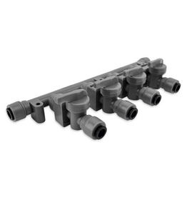 Duotight Duotight Gas Manifold| 4-Way| Push-In Check Valves | 8 mm