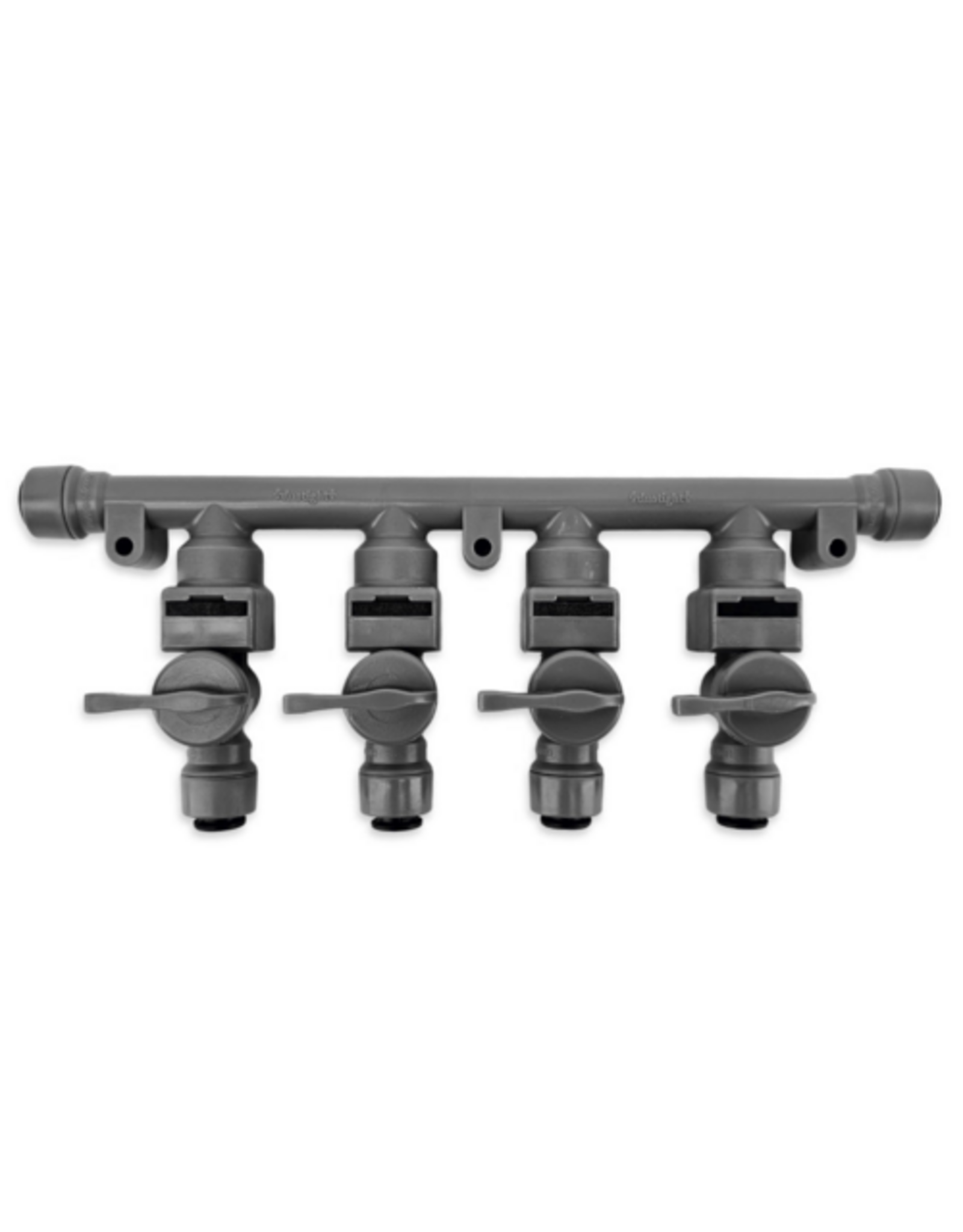 Duotight Duotight Gas Manifold| 4-Way| Push-In Check Valves | 8 mm