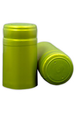Wine Shrink Sleeves Metallic Lime Green 30 ct