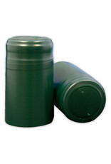 Wine Shrink Sleeves Matte Green 30 ct