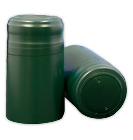 Wine Shrink Sleeves Matte Green 30 ct
