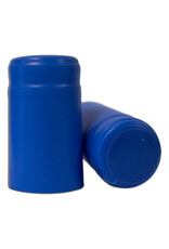 LD Carlson Wine Shrink Sleeves Matte Royal Blue 30 ct.