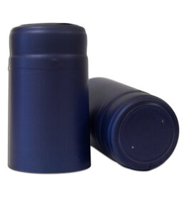 LD Carlson Wine Shrink Sleeves Matte Navy Blue 30 ct.