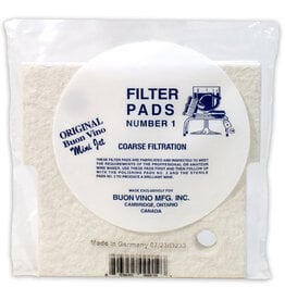 MINI FILTER PAD #1 DRILLED (COARSE 5.0 MICRON) PACK OF 3