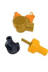 Gen2 Black Elbow Cap Insert | Dip Tube to Carbonation Cap Joiner | For Oxebar 4L & 8L
