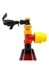Duotight Duotight Compatible | Hand Held Beer Faucet | Cobra Tap | Picnic Tap | Black Plastic