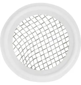 Tri-Clamp Gasket with Stainless Mesh Screen | 7 Mesh | Teflon | 1.5"