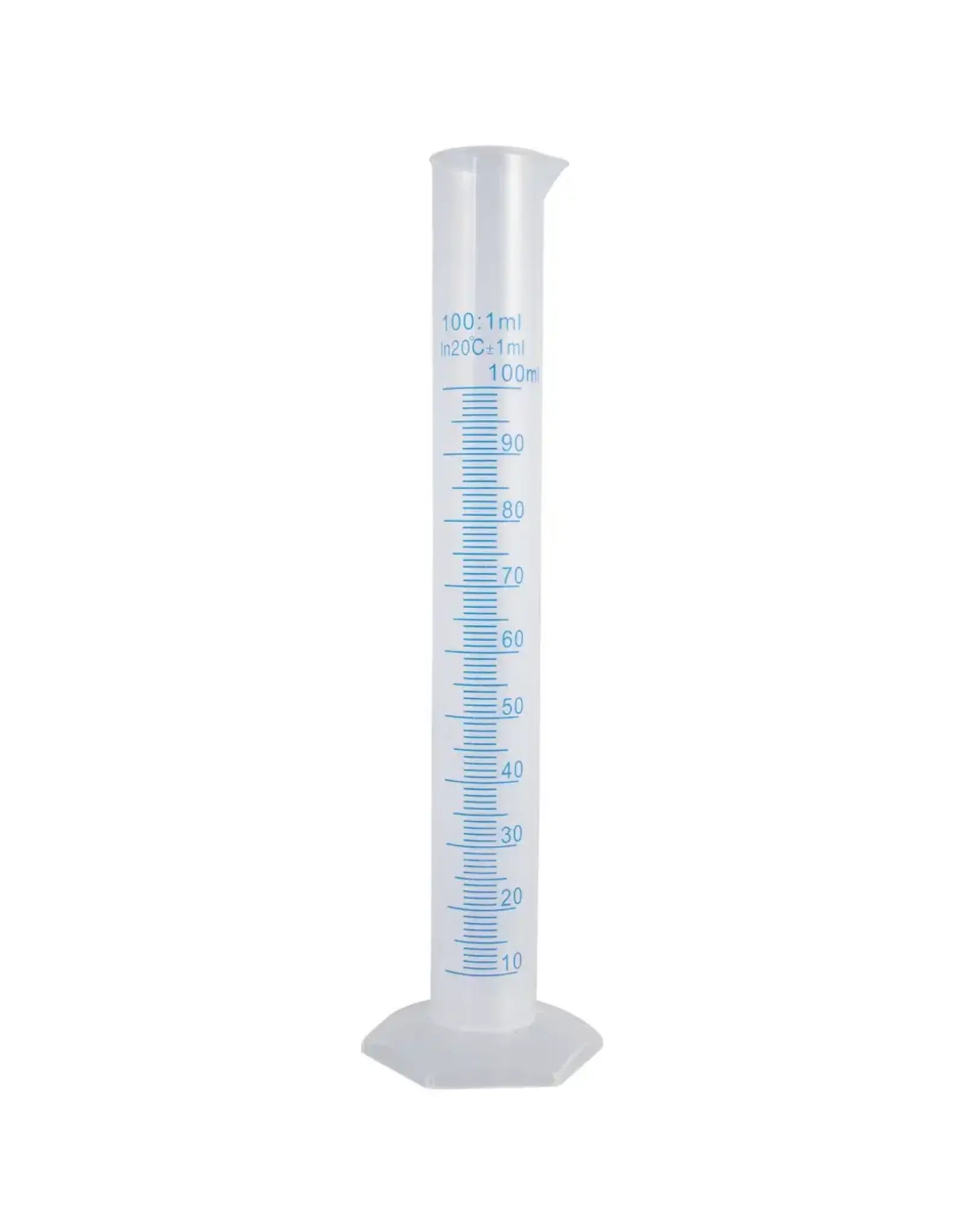 Polypropylene Graduated Cylinder | 1 mL Graduations | 100 mL