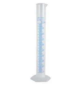 Polypropylene Graduated Cylinder | 1 mL Graduations | 100 mL