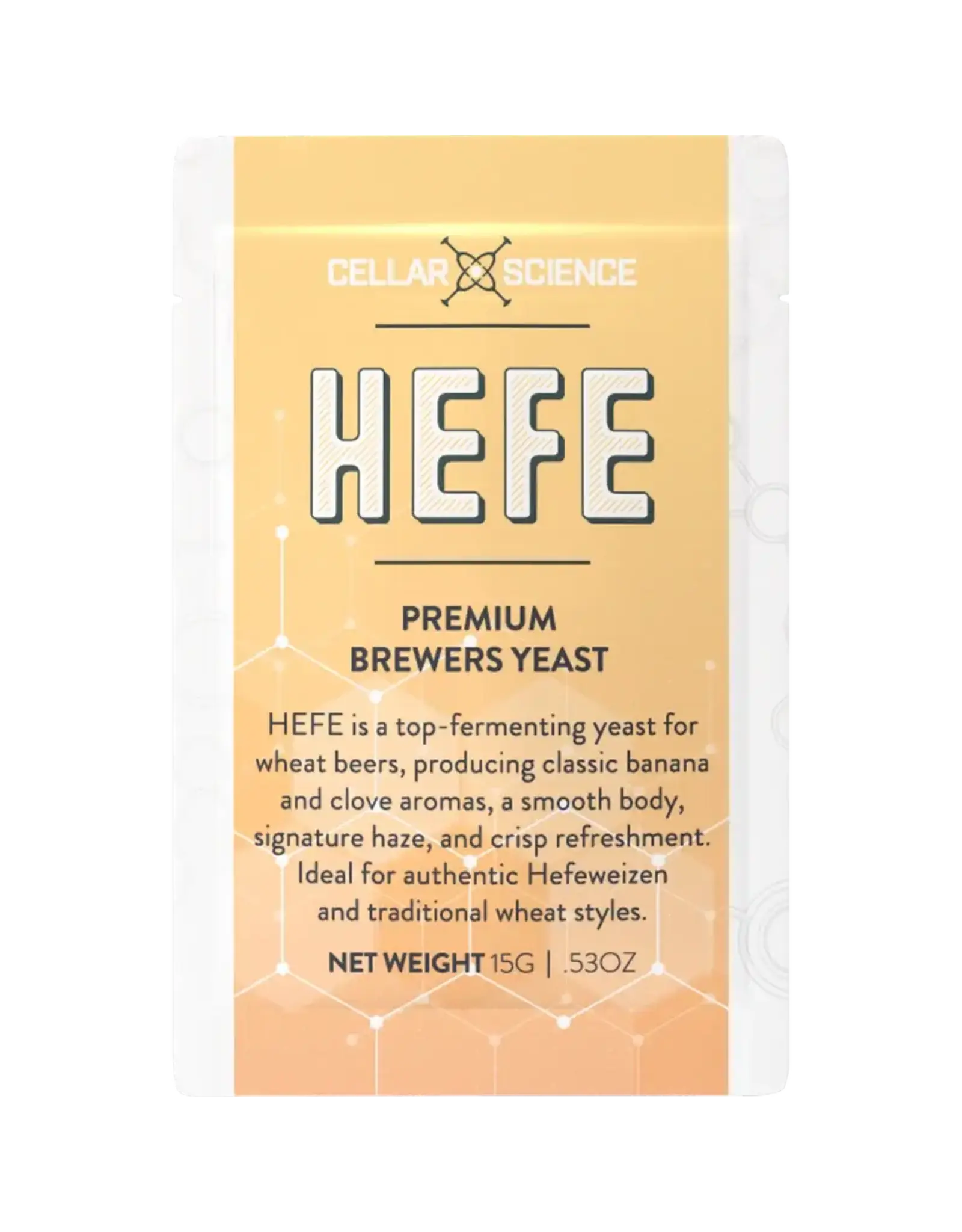 Cellar Science CellarScience® HEFE Dry Yeast | Wheat Ale | Premium Beer Yeast | 15 g
