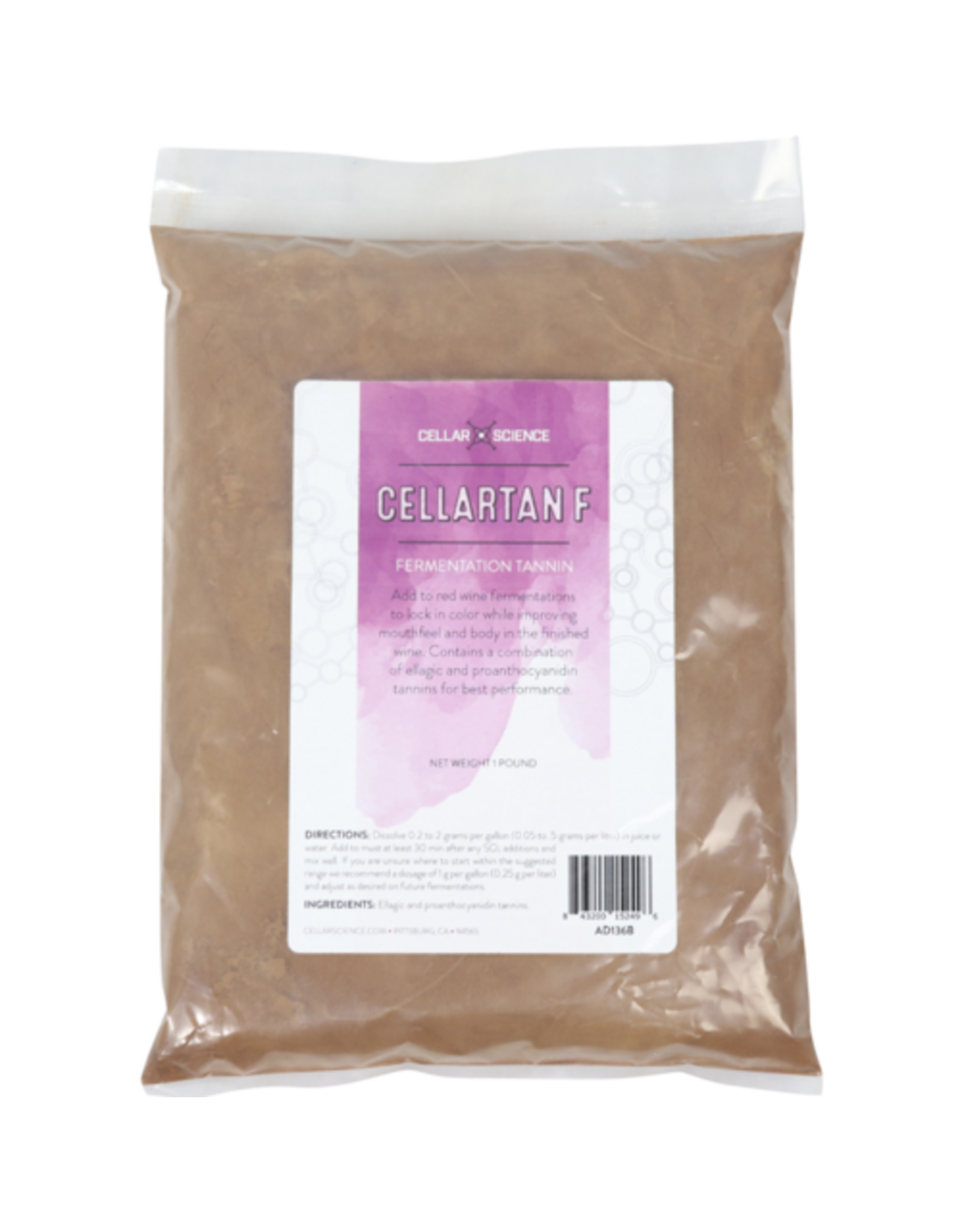 Cellar Science CellarTan F | Fermentation Tannin Blend | Stabilizes Color | Softens Tannin Profile - 1 oz.