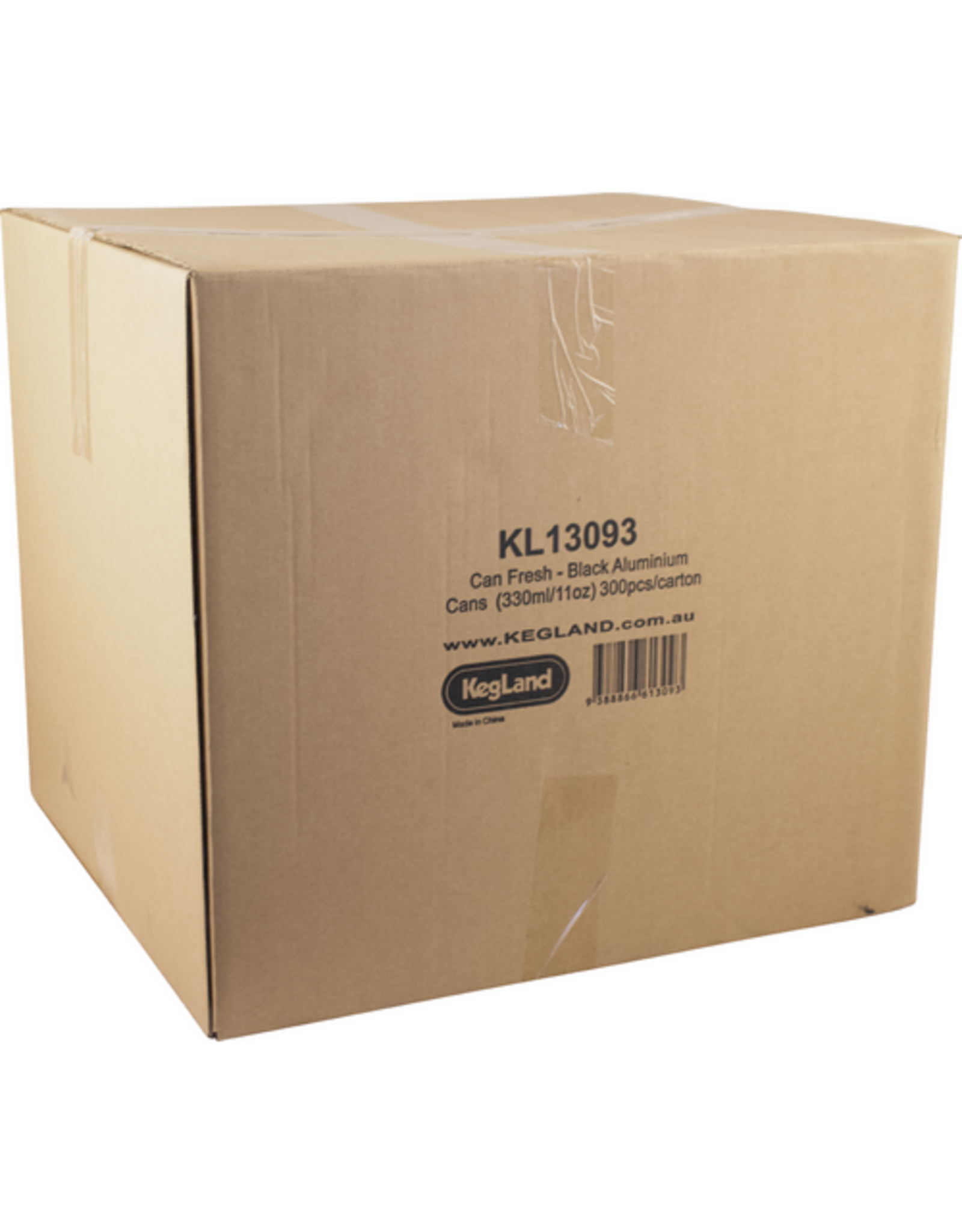 Cannular Can -Aluminum Fresh Black 330ml Full Aperature - Case of 300