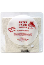 MINI FILTER PAD #2 DRILLED (FINE 1.8 MICRON) PACK OF 3