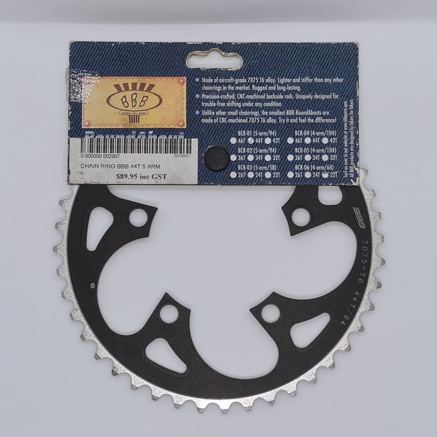 BBB Clearance Chainring 44T/94 5 Arm (New Old Stock) image 1