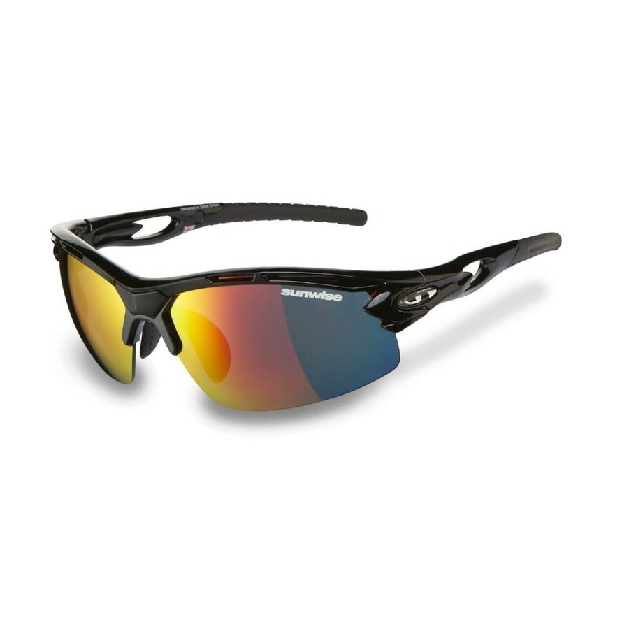 Sunwise Vertex Cycling Sunglasses w/interchangeable lenses BLACK image 1
