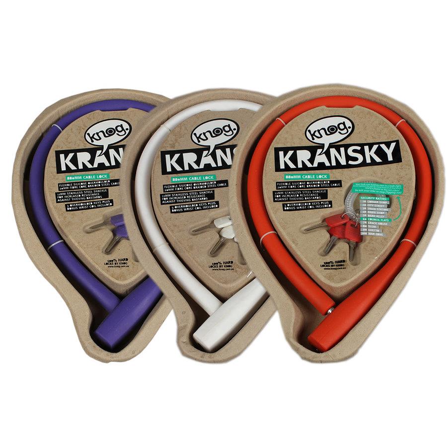 KNOG Kransky Bicycle Cable Key Lock 880mm image 1