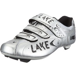 Lake CX165 Womens Road Cycling Shoes (New Old Stock) SILVER/BLACK 37