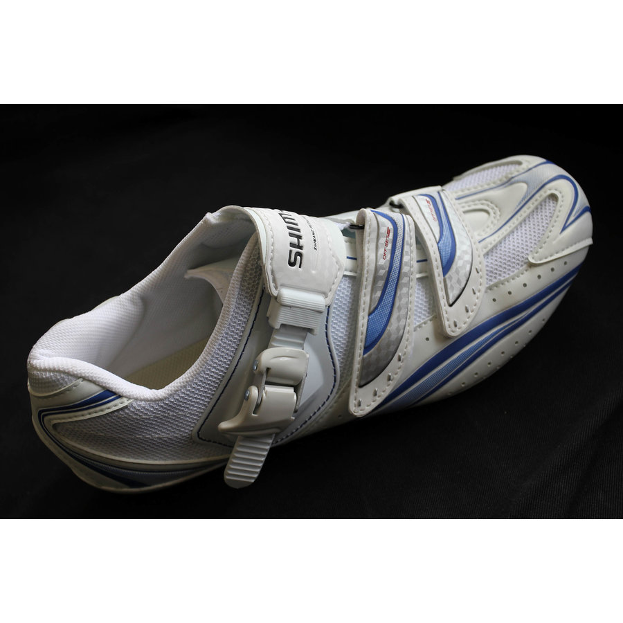 Shimano WR41 Womens Road Bike Shoe (New Old Stock) White/Blue 36 image 1