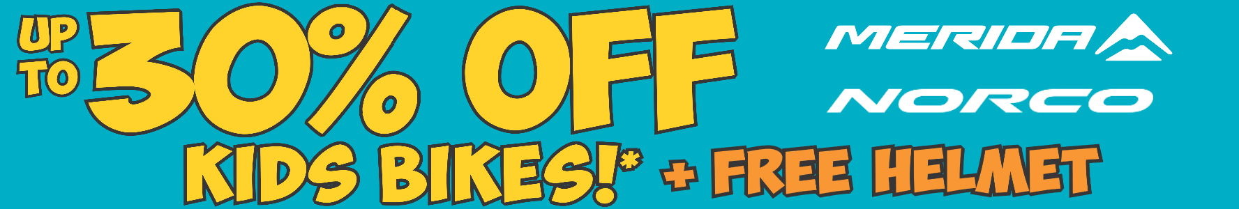 Merida/Norco Kids Bike Sale 🔥 Save 30% on select Merida kids bikes AND get a free helmet 🔥