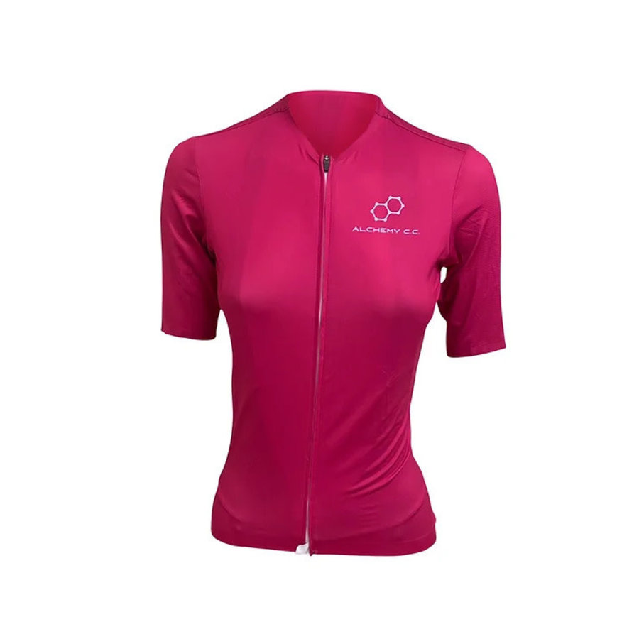 Alchemy Womens Carbon Pro Cycling Jersey Pink image 1