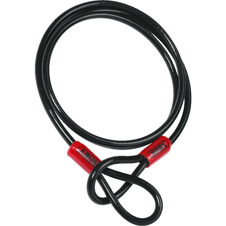 Abus Cobra™ 10/140 Black Coated Steel Cable image 1