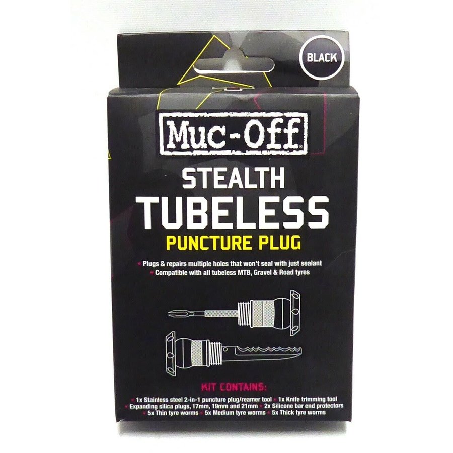 Muc-Off Stealth  Tubeless Puncture Plug Kit Black image 1