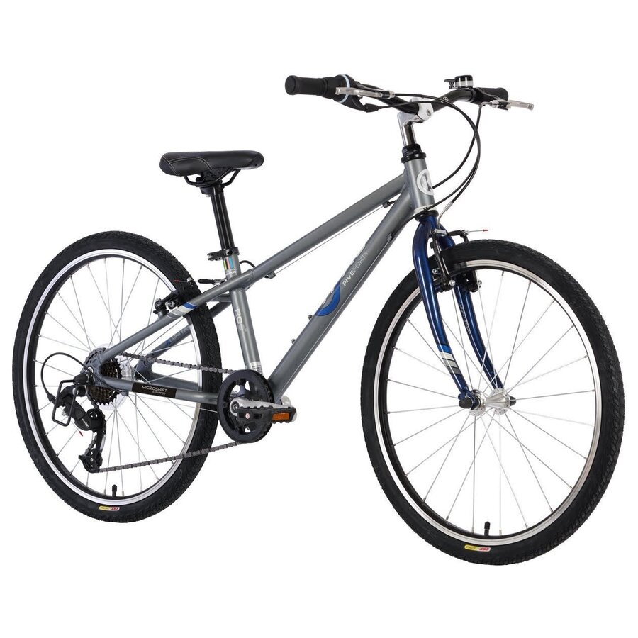 BYK E-540X7 Boys Mtb/Hybrid Bike Titanium/Dark Blue image 1