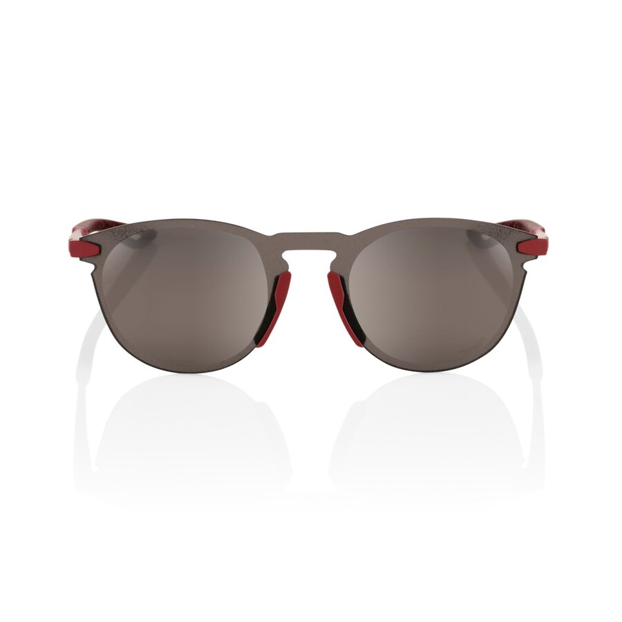 100% Legere Cycling Sunglasses RND Soft Tact Crimson/Hiper Silver Mirror image 1