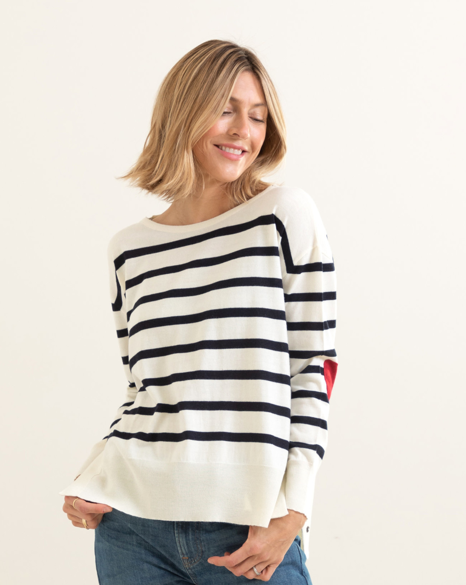 Striped Tunic Sweater - Lady in VioletLady in Violet