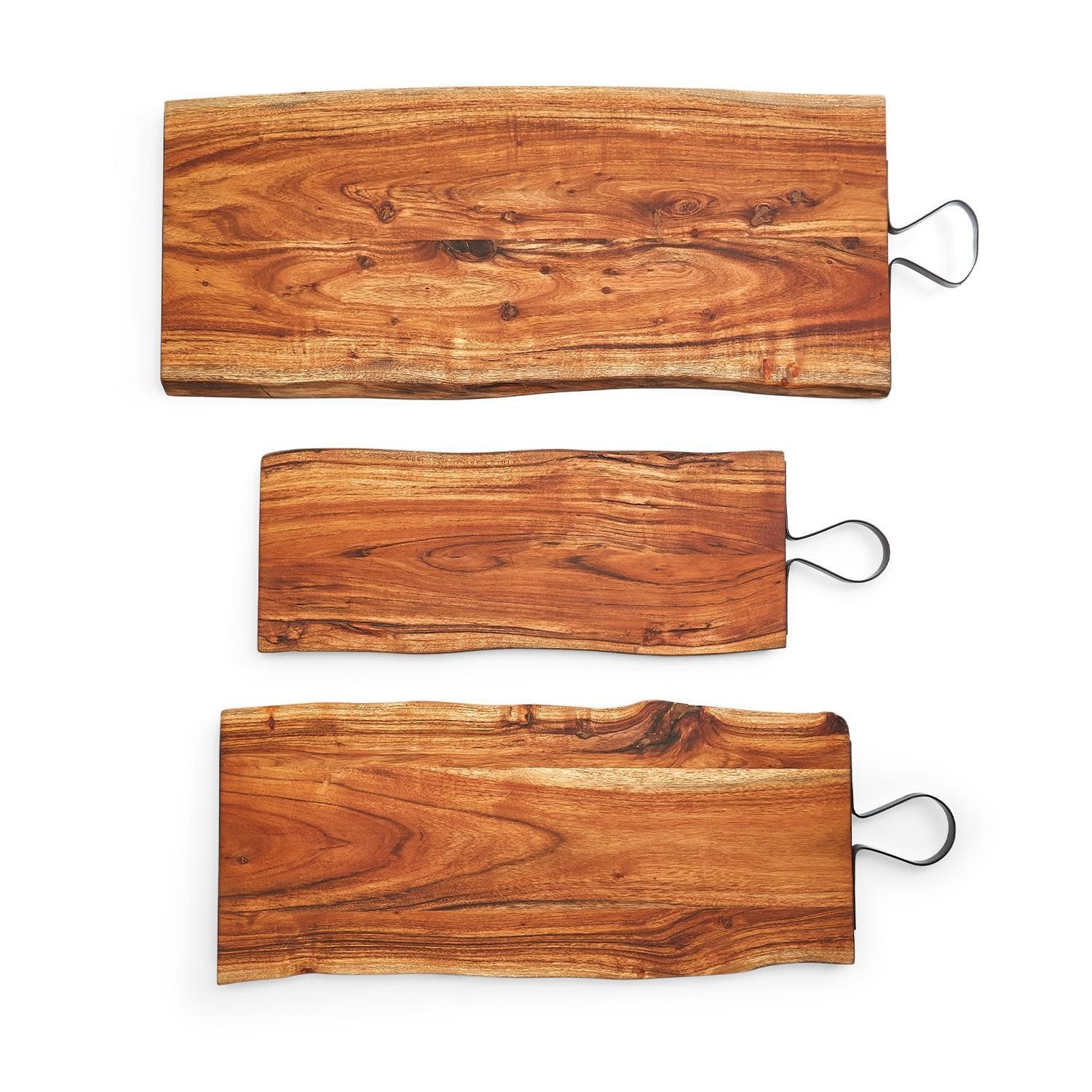 Serving Boards with Iron Handle Large - CAPERS Home
