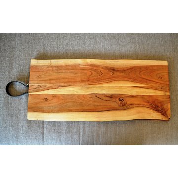 Two's Company Serving Boards with Iron Handle